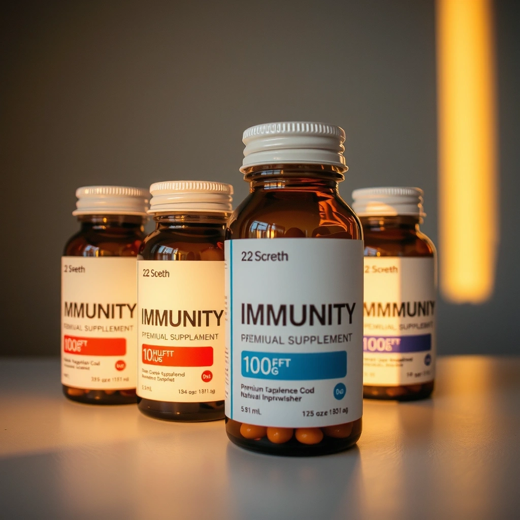 Natural immunity boost supplement pack